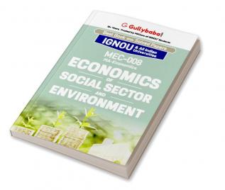 MEC-08 Economics of Social Sector and Environment