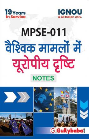 MPSE-011 The European Union In World Affairs Notes