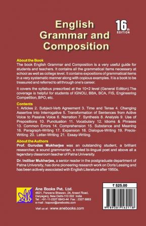 English Grammar and Composition 16th ED