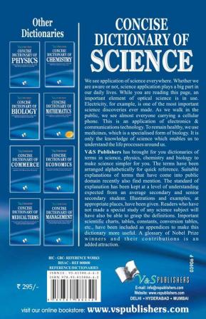 Concise Dictionary Of Science