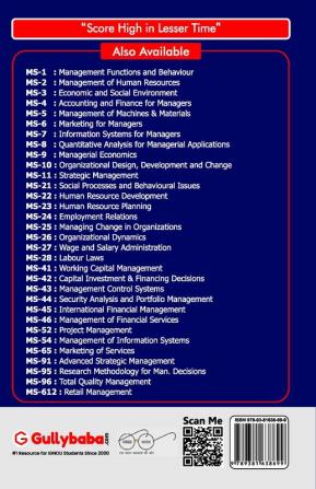 MS-95 Research Methodology forManagement Decisions