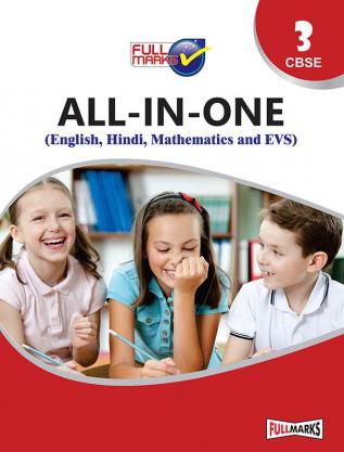 All In One Class 3 CBSE (English Hindi Mathematics & EVS) (2022-23)