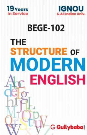 BEGE-102/ EEG-02 The Structure of Modern English