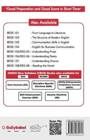 BEGE-102/ EEG-02 The Structure of Modern English