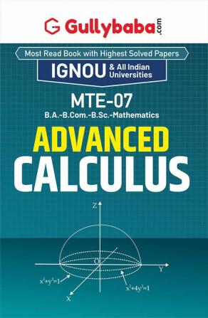 MTE-07 Advanced Calculus