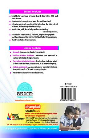 BMA's Talent & Olympiad Exams Resource Book-Math Class-1