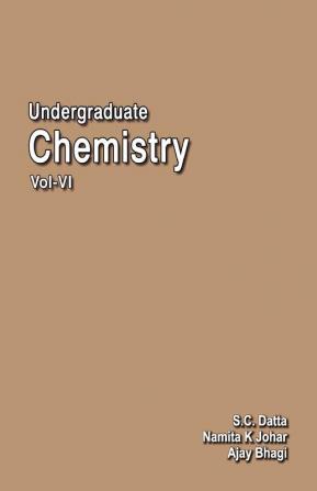 Undergraduate Chemistry Vol Vi