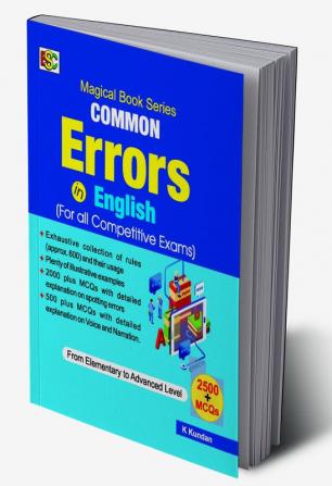 COMMON ERRORS IN ENGLISH