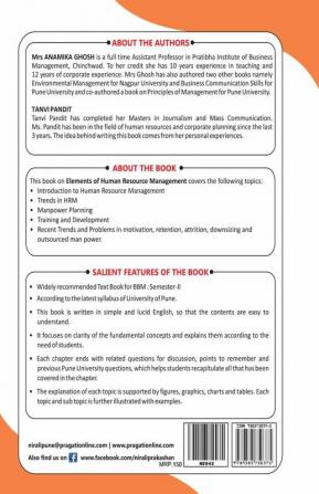 Elements Of Human Resource Management