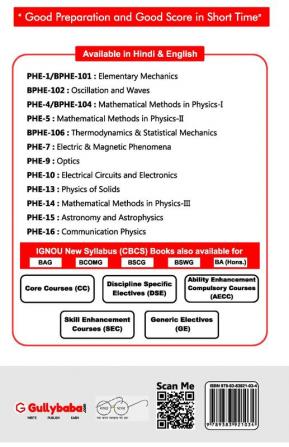 PHE-14 Mathematical Methods in Physics-III