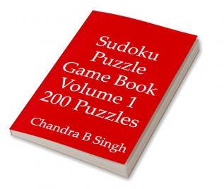 Sudoku Puzzle Game Book Volume 1