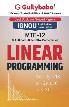 MTE-12 Linear Programming