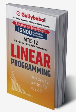 MTE-12 Linear Programming