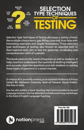 Selection Type Techniques of Testing