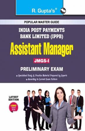 India Post Payments Bank Ltd. (IPPB): Assistant Manager (JMGS-I) Preliminary Exam Guide