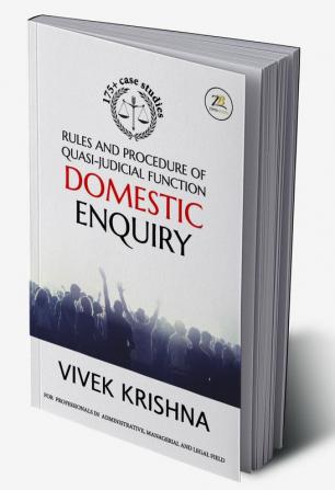 Rules and Procedure of Quasi-judicial Function Domestic Enquiry