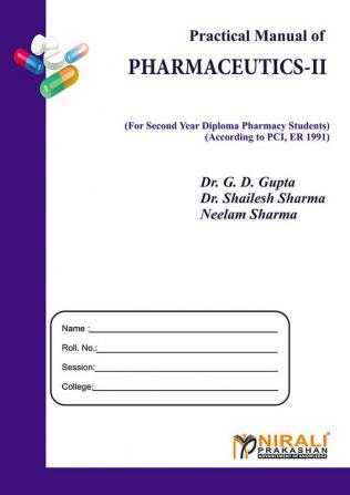 Practical Manual of Pharmaceutics-II