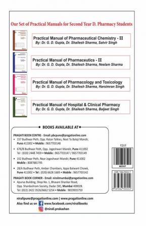 Practical Manual of Pharmaceutics-II