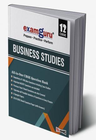 Examguru All In One CBSE Question Bank for Class 12 Business Studies (Mar 2019 Exam)