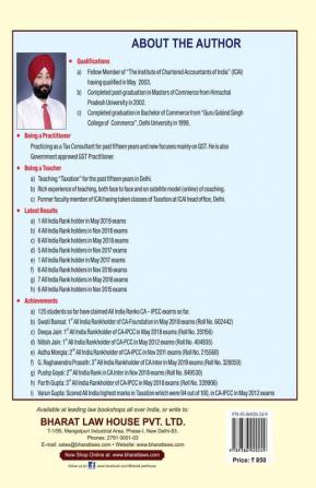 Taxation (Module I: Income Tax) (for A.Y. 2020-2021)