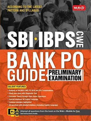 SBI. IBPS CWE -Bank PO Guide Preliminary Examination