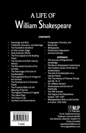 A Life Of William Shakespeare