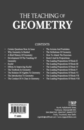 THE TEACHING of GEOMETRY