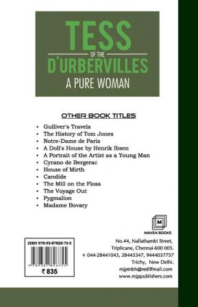 Tess Of The D’Urbervilles A Pure Woman