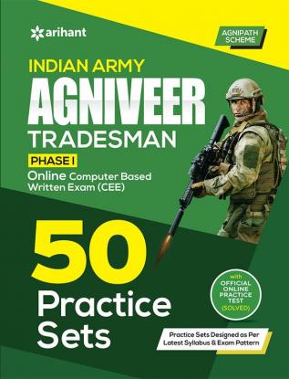 Indian Army Agniveer Tradesman Phase 1 Exam 50 Practice Sets