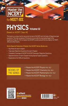 Master the NCERT for NEET and JEE Physics Vol 2