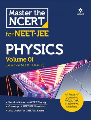 Master the NCERT for NEET and JEE  Physics Vol 1