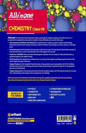 All In One Class 9th Chemistry for ICSE Exam 2024