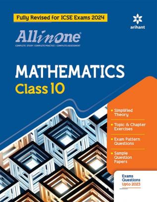 All In One Class 10th Mathematics for ICSE Exam 2024