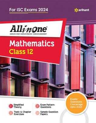 All In One Class 12th Mathematics for ISC Exam 2024