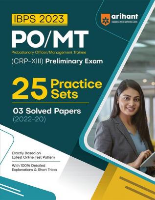 25 Practice Sets IBPS Bank PO/MT Pre Exam 2023