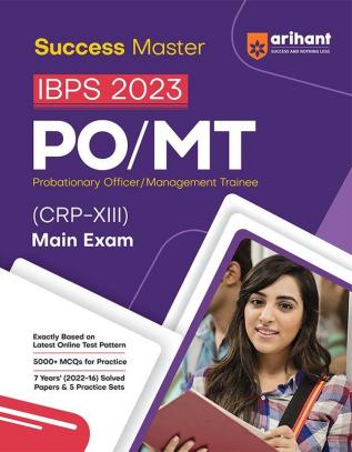 Success Master IBPS 2023 PO/MT Probationary Officer/Management Trainee (CRP-XIII) Main Exam Guide 2023