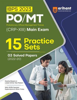 15 Practice Sets IBPS Bank PO/MT Main Exam 2023