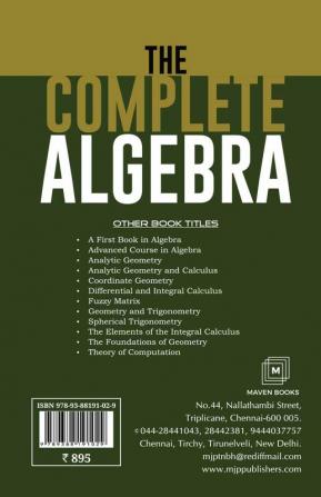 THE COMPLETE ALGEBRA