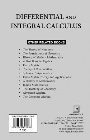 Differential and Integral Calculus