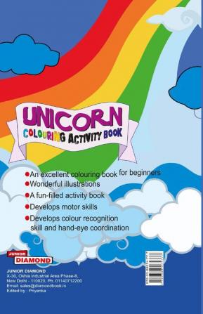 Unicorn Colouring Activity Book