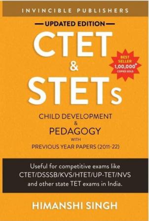 CTET & STETs Paper 1 and Paper 2 both: Child Development and Pedagogy with Previous Year Papers (2011-22)