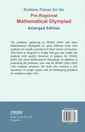 Problem Primer for the Pre-Regional Mathematical Olympiad (Enlarged Edition)