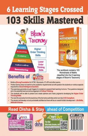 Perfect Genius NCERT Mathematics Worksheets for Class 4 (based on Bloom's taxonomy) 2nd Edition