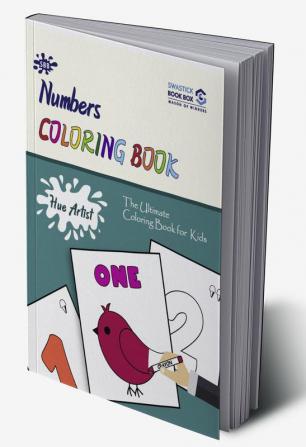 Hue Artist - Numbers Colouring Book 1-to-10