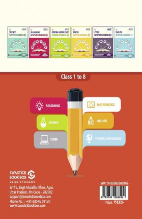 All in One Olympiad Workbook for Reasoning Maths Science & English - Class 3