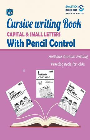 SBB Cursive Writing Book Capital and Small Letters with Pencil control