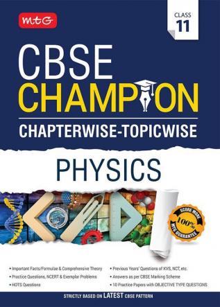 CBSE Champion Chapterwise-Topicwise - Physics Class 11