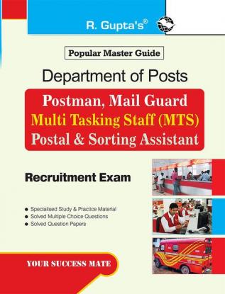 Department of Posts Postman/Mail Guard/Multi Tasking Staff (MTS)/Postal & Sorting Assistant Recruitment Exam Guide