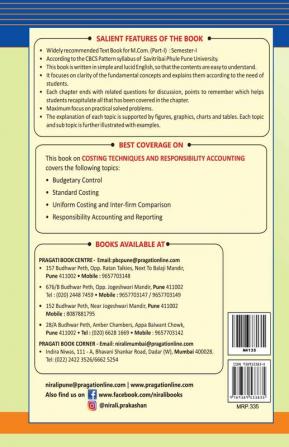 Costing TechniquesAndResponsibility Accounting