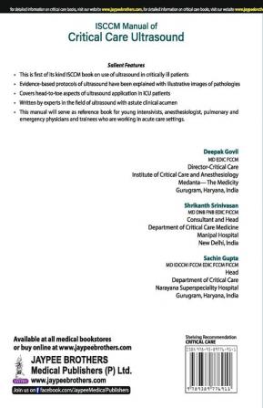 ISCCM Manual of Critical Care Ultrasound